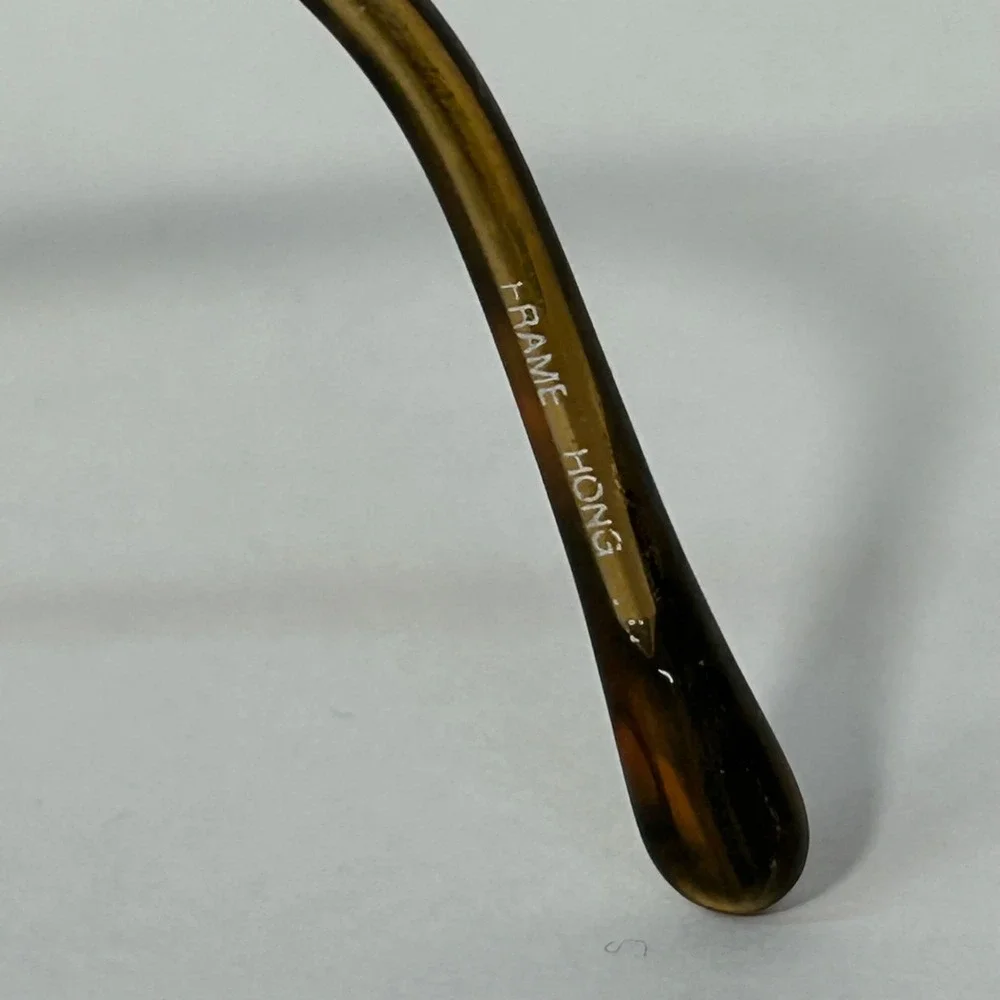 Kenmark‎ Alberta Spring Eyeglasses OS Womens Mink Brown Vintage 80s Butterfly